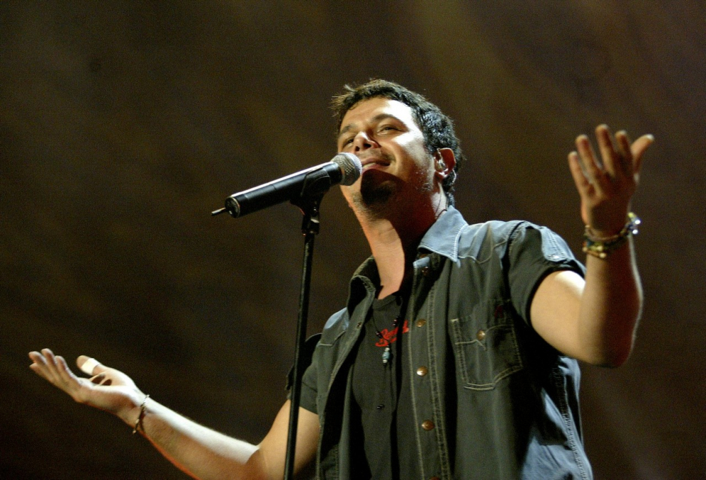 Alejandro Sanz desgranó en el Príncipe Felipe las canciones de su trabajo, ‘No es lo mismo’, el 11 de septiembre de 2004.