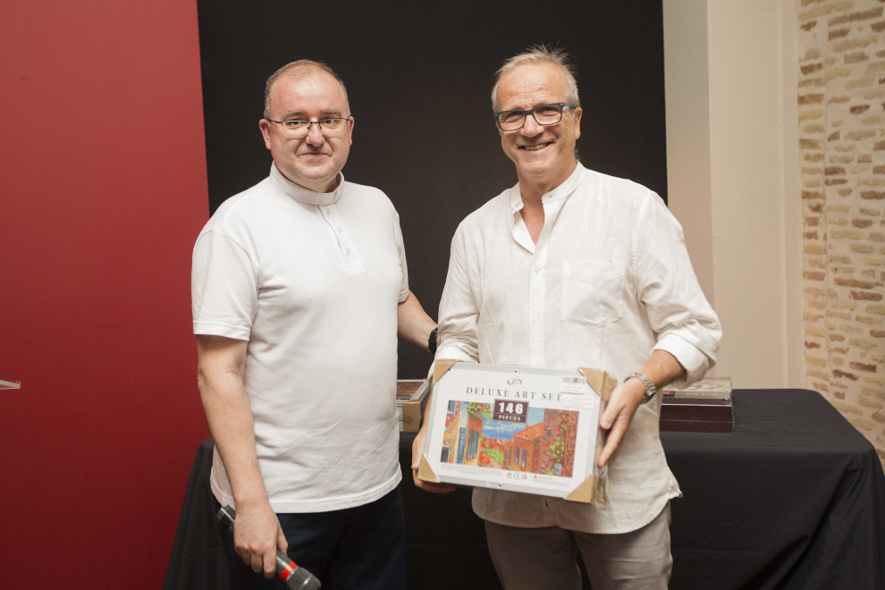 Fotos de los ganadores del concurso de Pintura rápida de Santa Engracia en Zaragoza