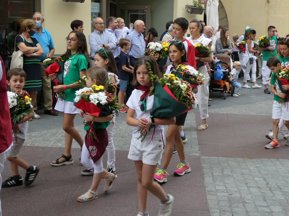 Día grande de las fiestas de Jaca, Santa Orosia, tras los años de la pandemia.