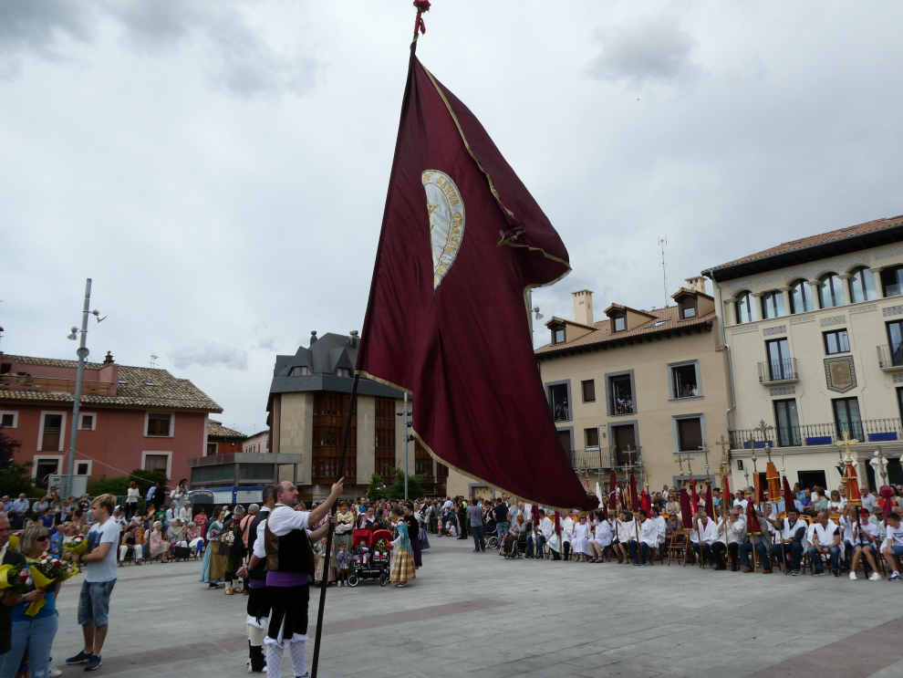 Día grande de las fiestas de Jaca, Santa Orosia, tras los años de la pandemia.