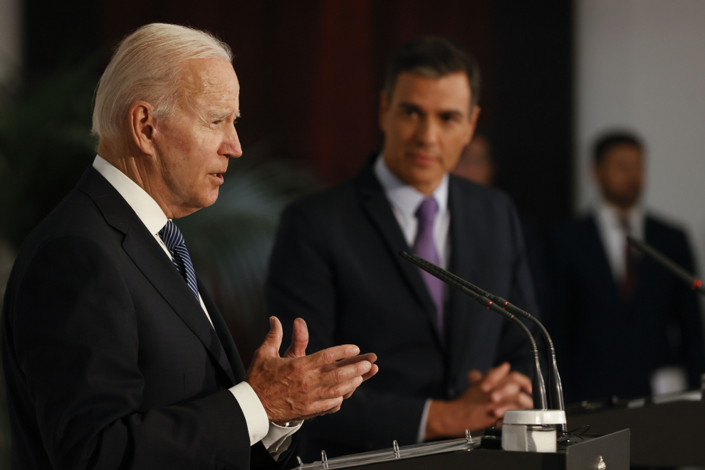 Rueda de Prensa del presidente de Estados Unidos, Joe Biden, y el presidente del gobierno de España Pedro Sánchez