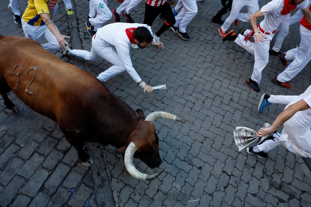 Fotos del quinto encierro de San Fermín 2022 Imágenes