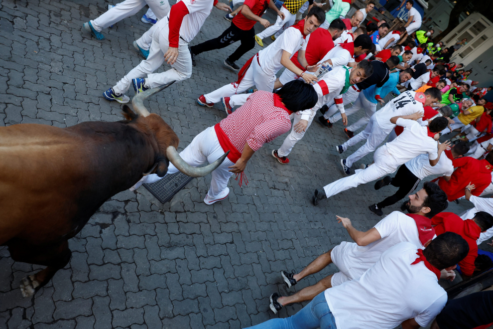 Fotos del quinto encierro de San Fermín 2022 Imágenes