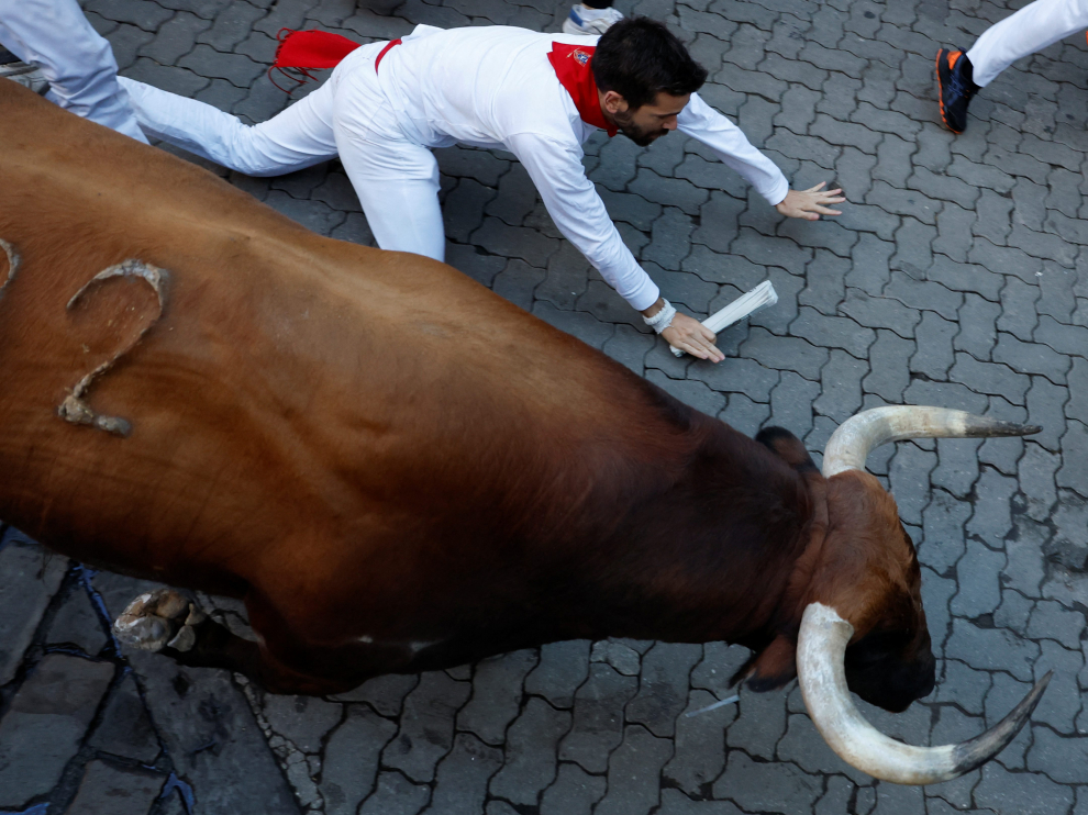 Fotos del quinto encierro de San Fermín 2022 Imágenes
