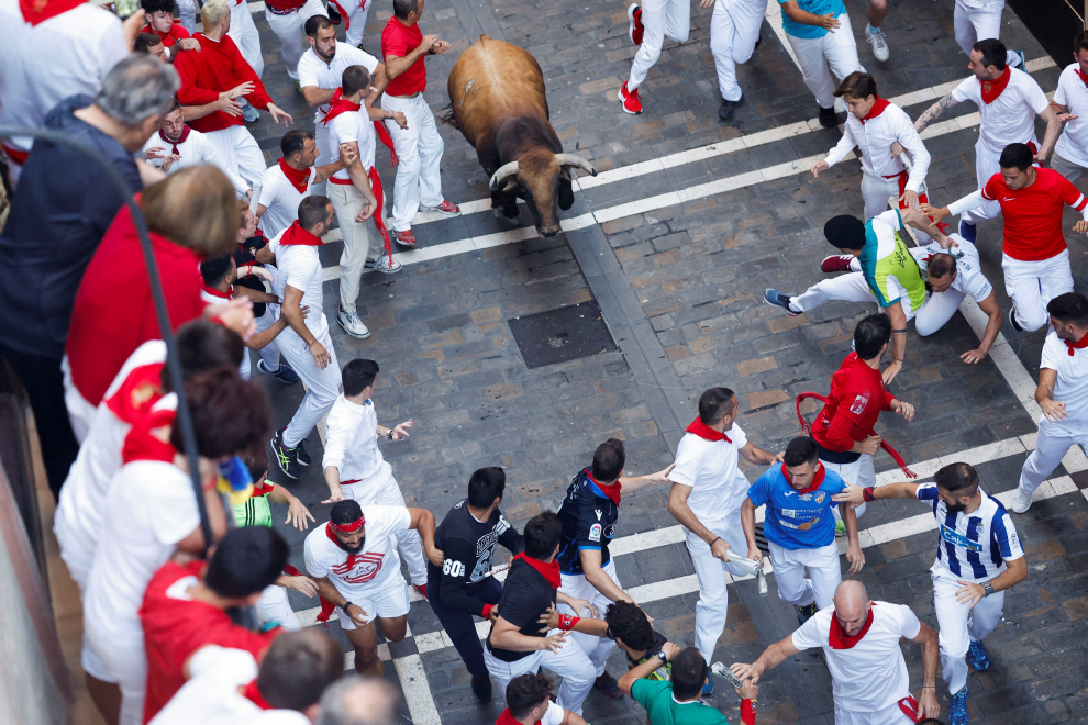 Fotos del quinto encierro de San Fermín 2022 Imágenes