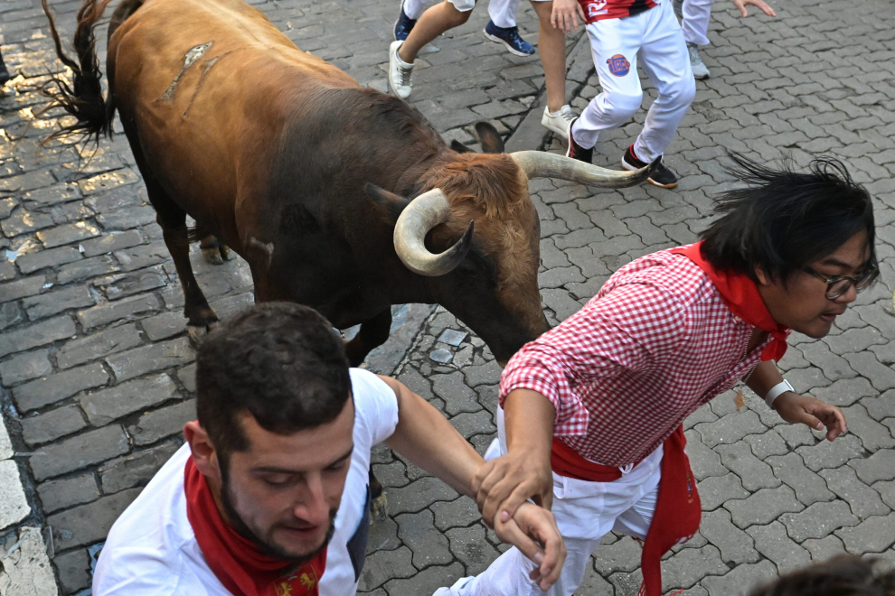 Fotos del quinto encierro de San Fermín 2022 Imágenes