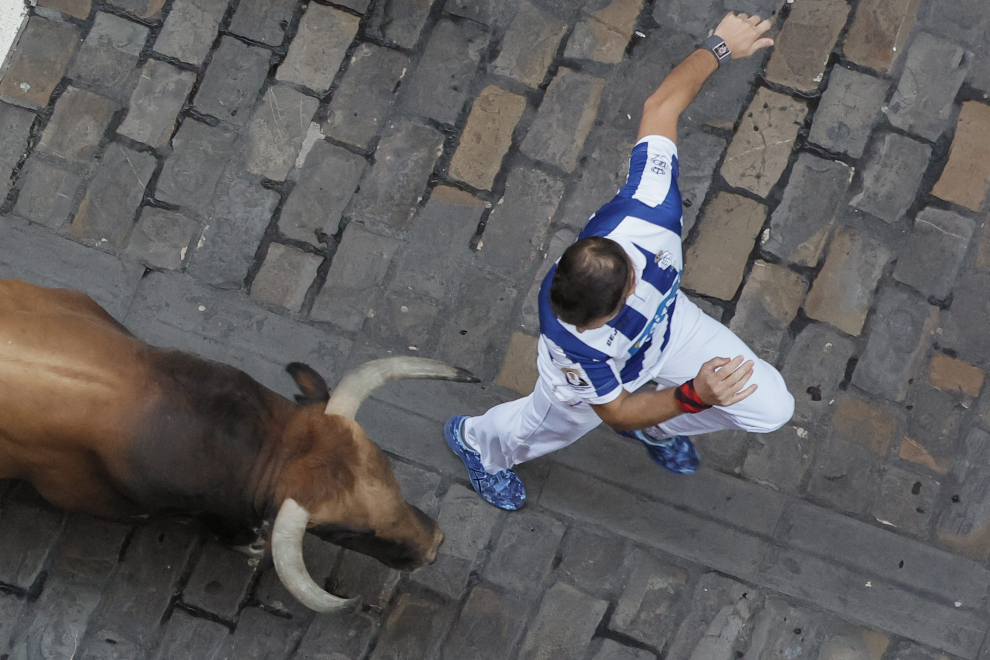 Fotos del quinto encierro de San Fermín 2022 Imágenes