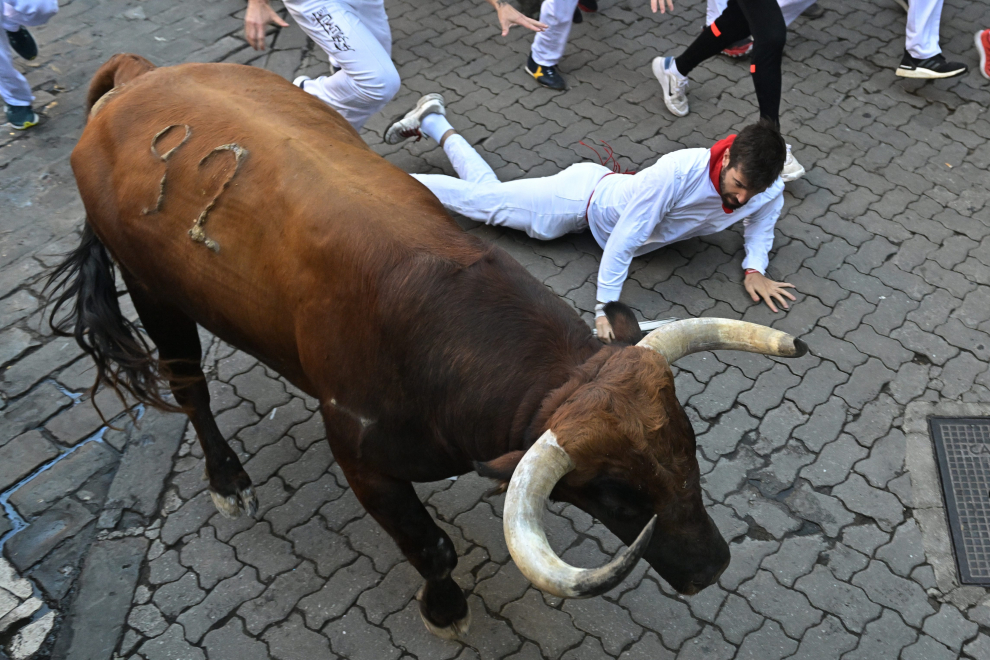 Fotos del quinto encierro de San Fermín 2022 Imágenes