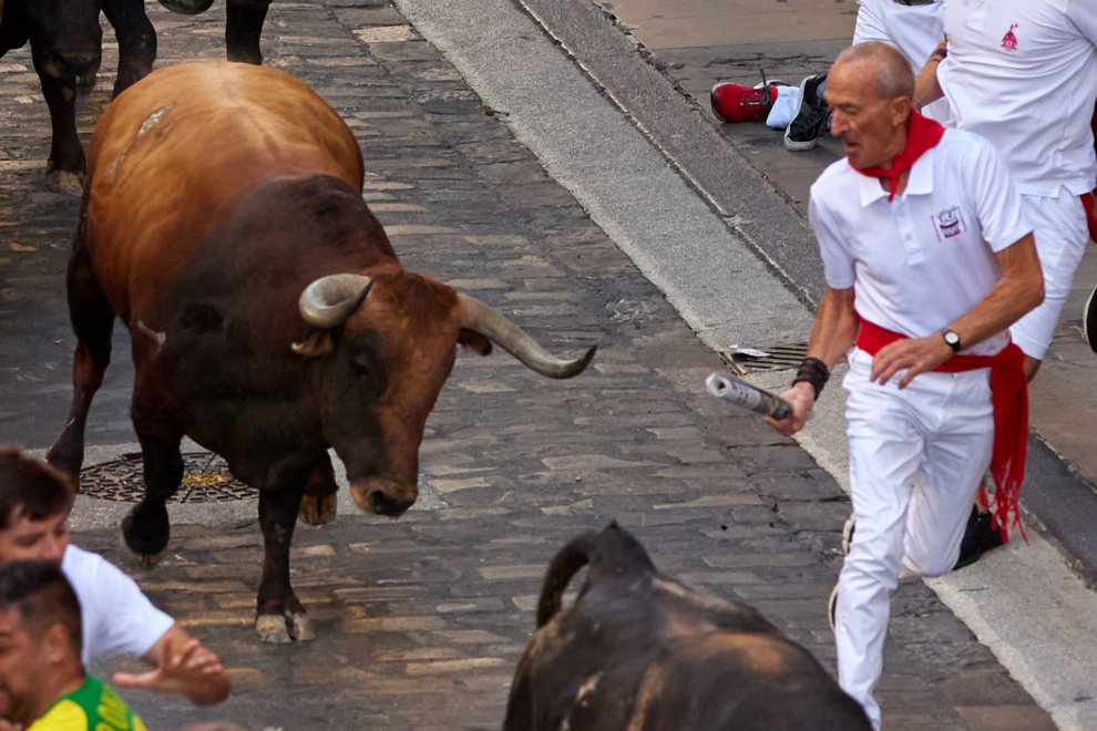 Fotos del quinto encierro de San Fermín 2022 Imágenes