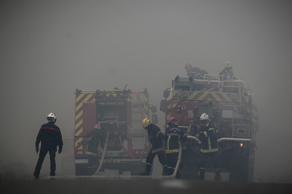 Incendios forestales en Francia.
