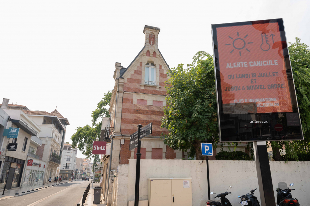 Ola de calor en Francia.