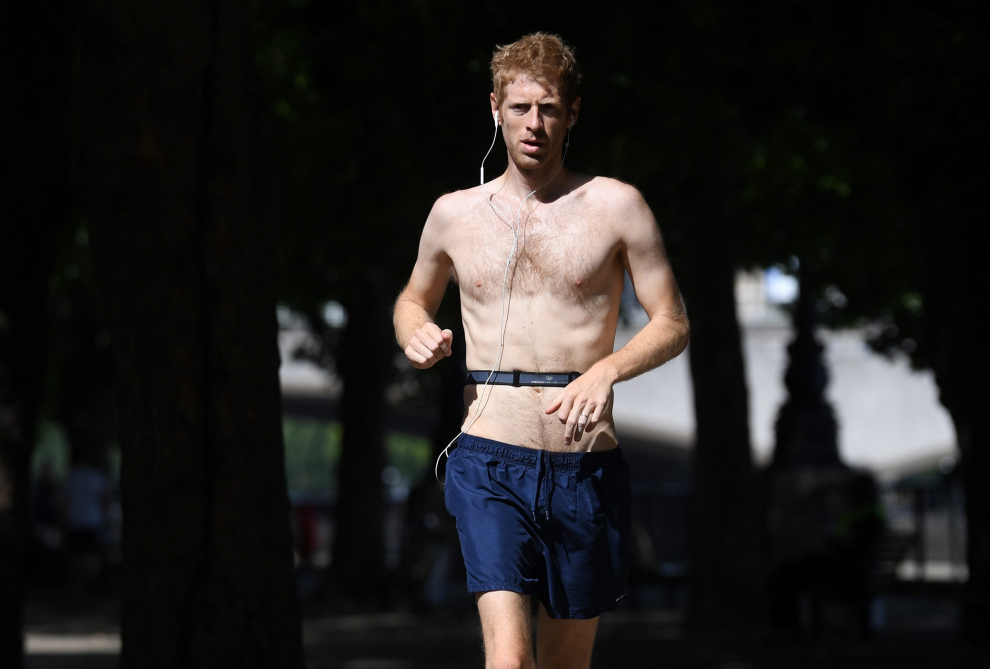 Ola de calor en Londres.