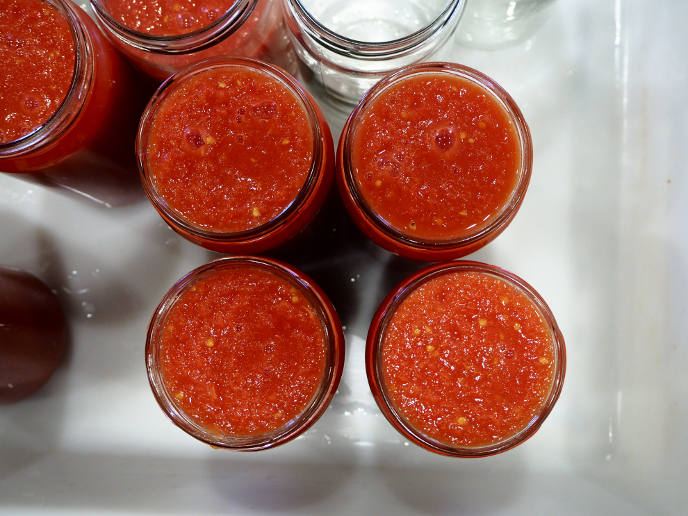 Fotos Hacer conserva de tomate, paso a paso