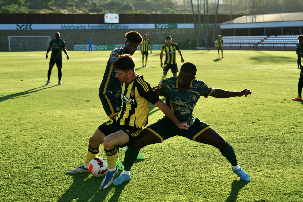 Foto del partido Real Zaragoza - Al Nassr en Marbella, quinto partido de pretemporada