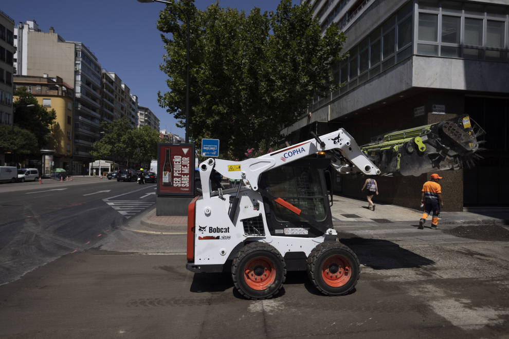 Operación asfalto en Zaragoza: el Ayuntamiento interviene en 25 calles
