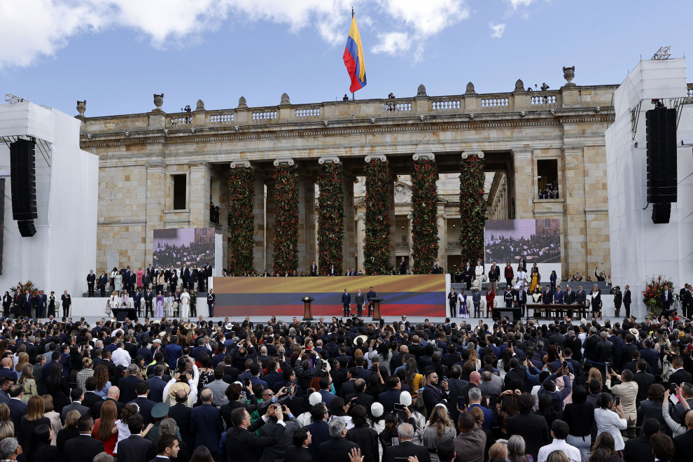 Ceremonia de investidura de Gustavo Petro como presidente de Colombia