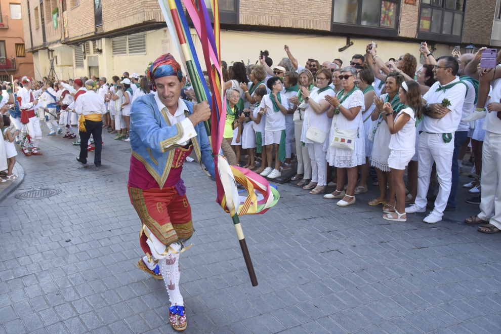 Procesión en el día grande de las fiestas de San Lorenzo