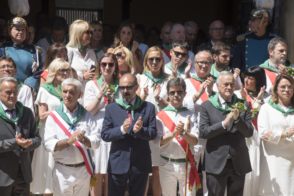 Procesión en el día grande de las fiestas de San Lorenzo