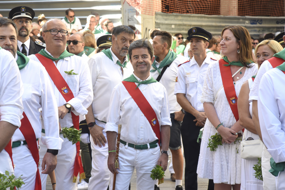Procesión en el día grande de las fiestas de San Lorenzo