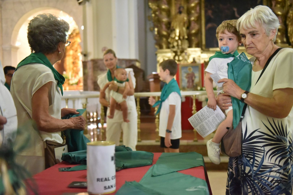 Presentación de los niños a San Lorenzo.