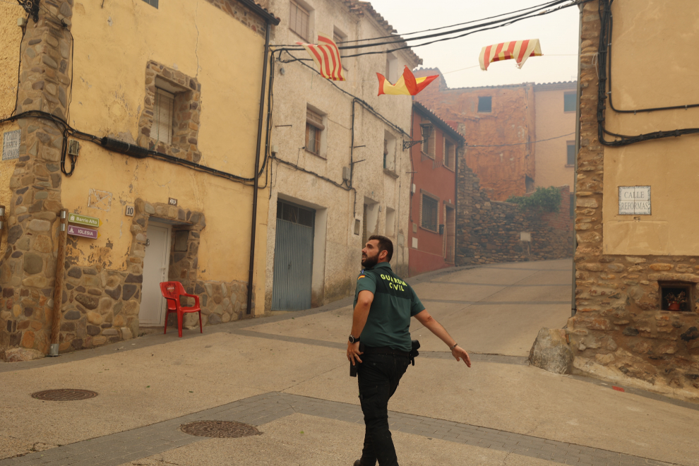 Incendio de Añón de Moncayo.