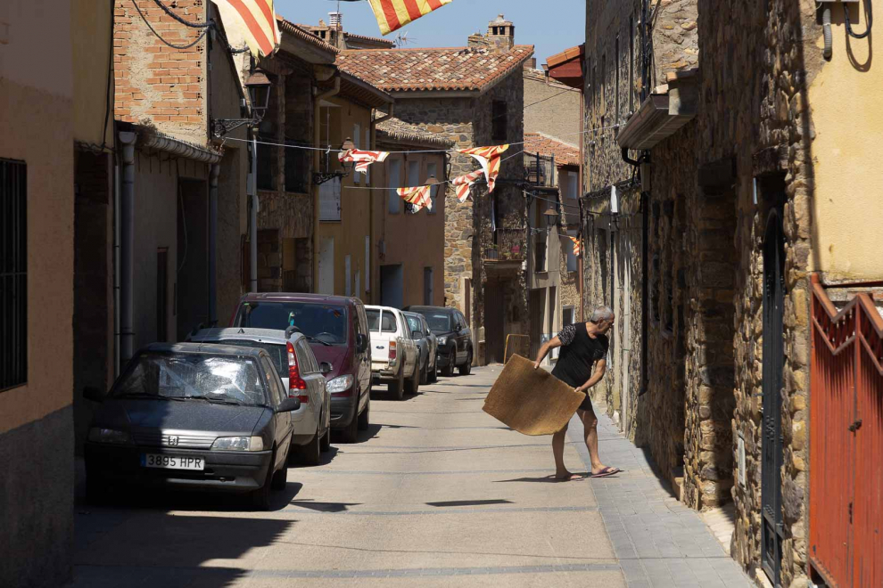 El regreso a casa de los vecinos evacuados por el incendio del Moncayo.