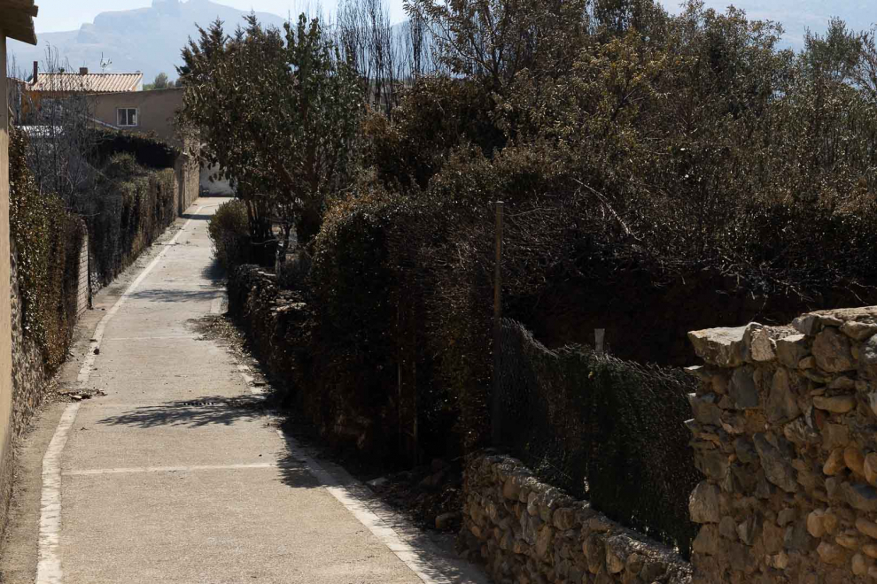 El regreso a casa de los vecinos evacuados por el incendio del Moncayo.