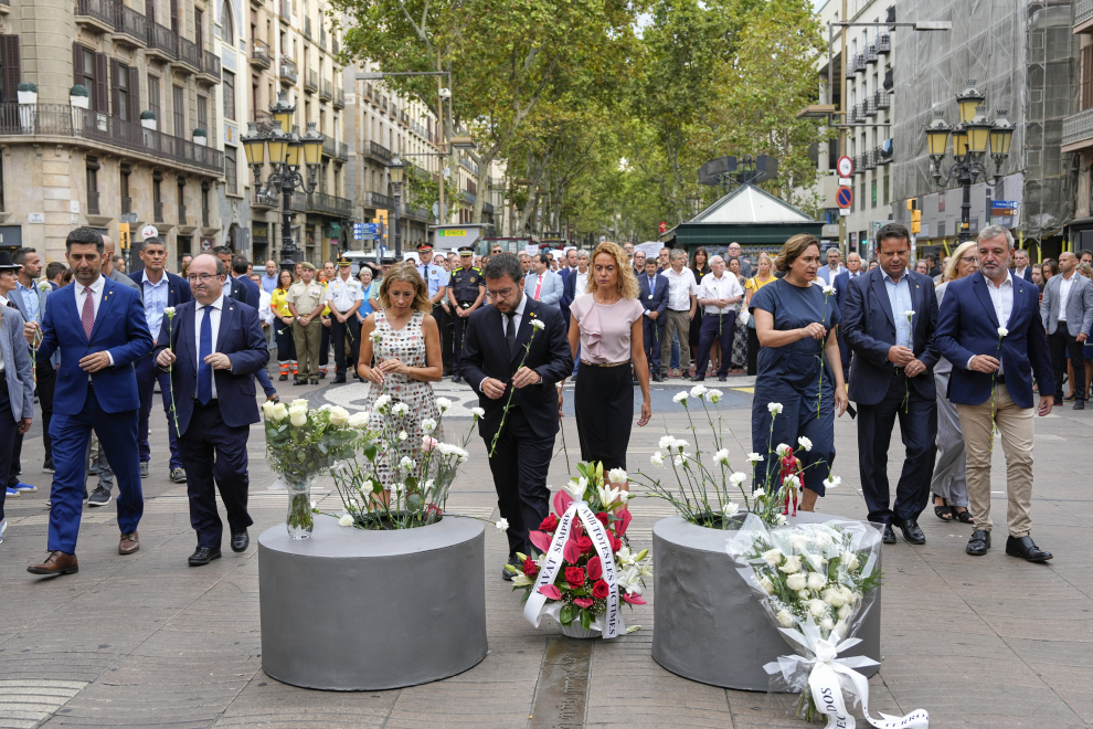 Quinto aniversario de los atentados de Las Ramblas