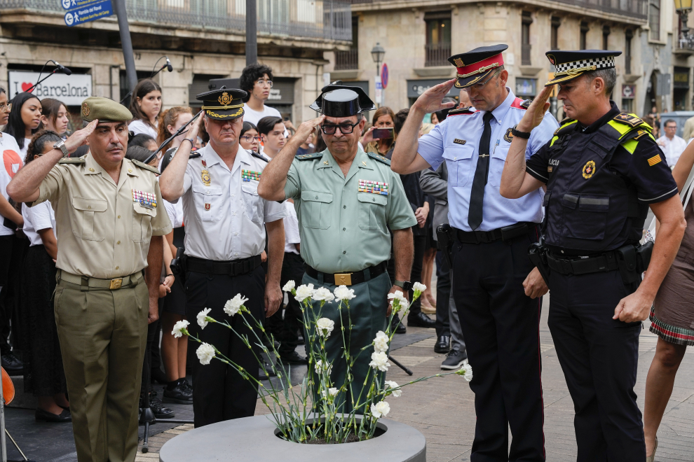 Quinto aniversario de los atentados de Las Ramblas