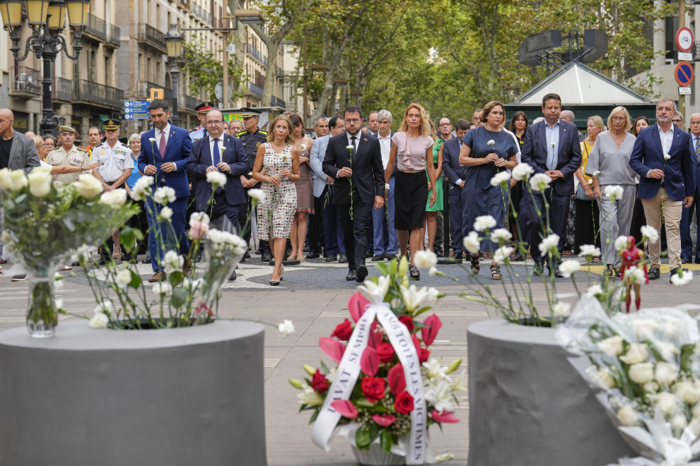 Quinto aniversario de los atentados de Las Ramblas