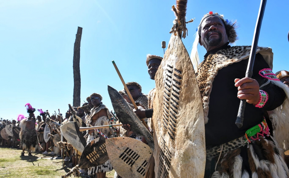 South Africa Zulu King crowning