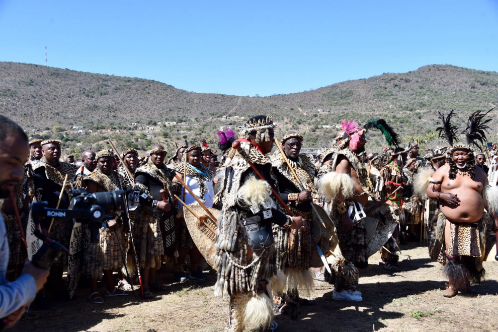 South Africa Zulu King crowning