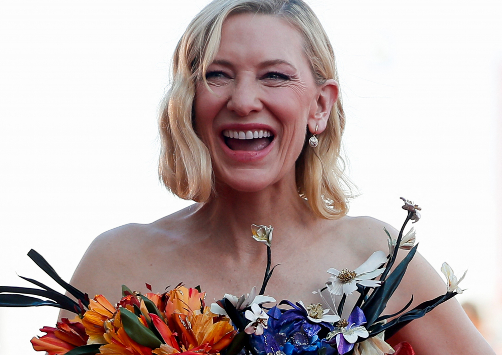 Cate Blanchett, radiante en la alfombra