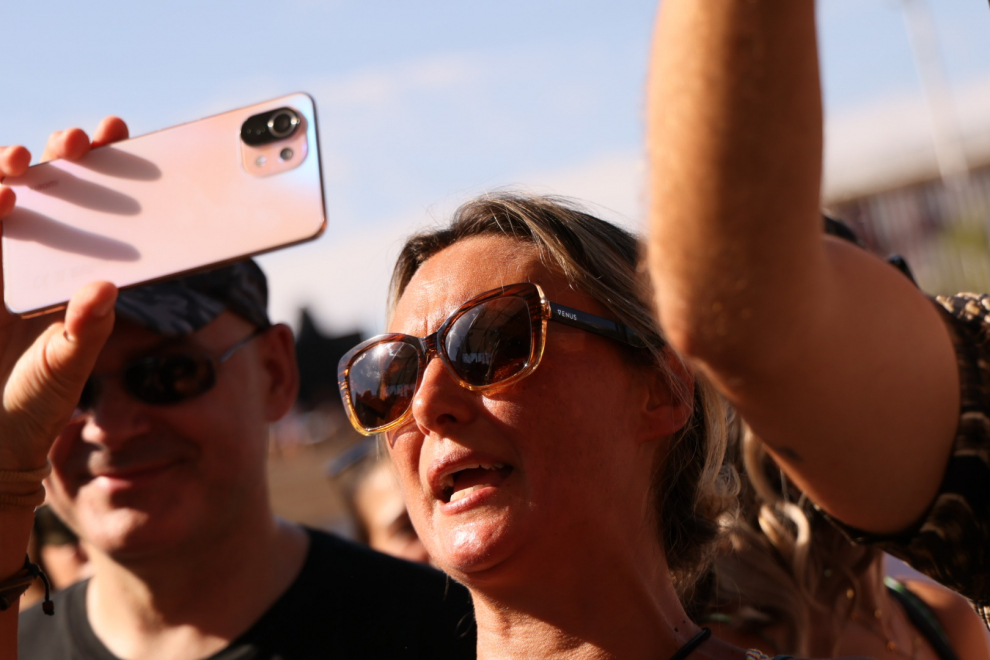 Ambiente del Festival Vive Latino Zaragoza 2022, este viernes