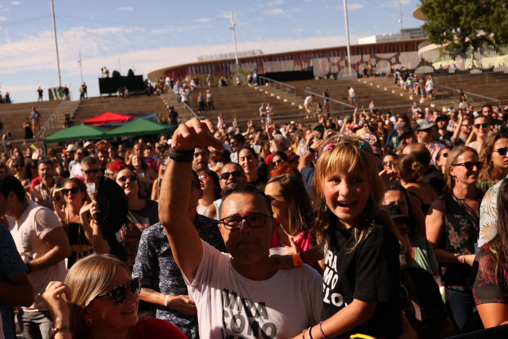 Ambiente del Festival Vive Latino Zaragoza 2022, este viernes