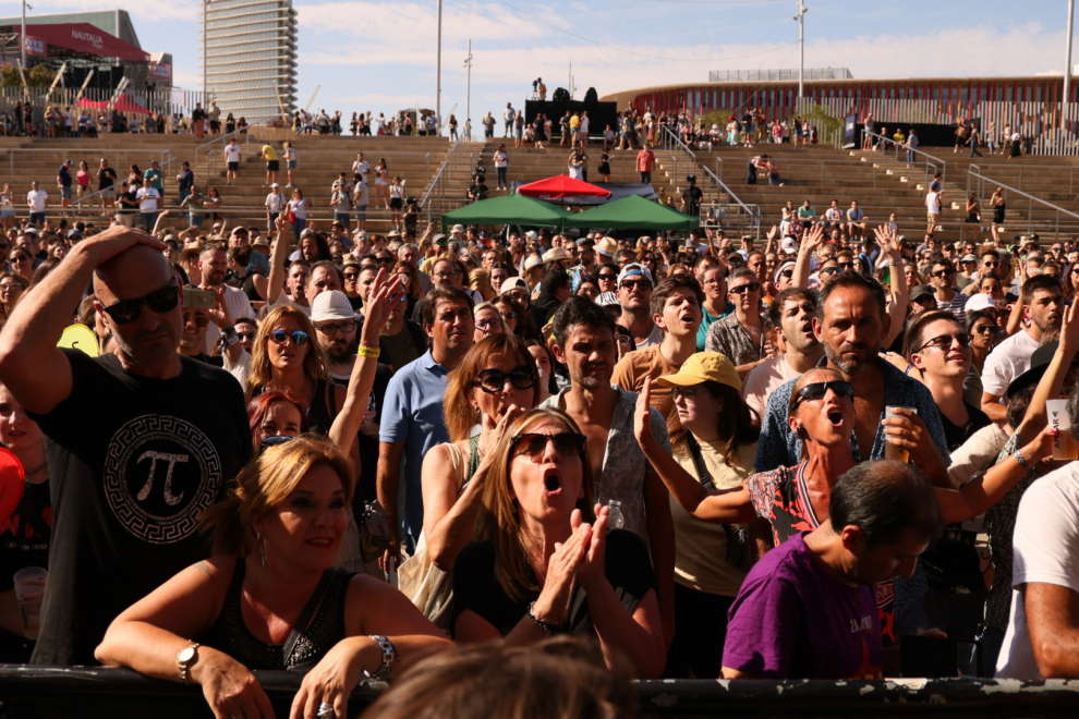 Ambiente del Festival Vive Latino Zaragoza 2022, este viernes