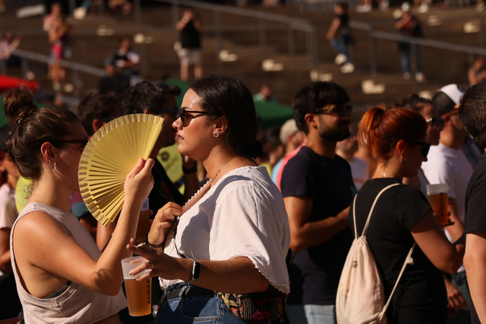 Ambiente del Festival Vive Latino Zaragoza 2022, este viernes