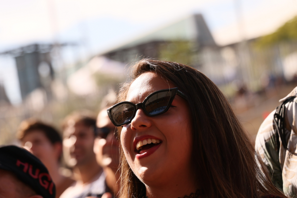 Ambiente del Festival Vive Latino Zaragoza 2022, este viernes