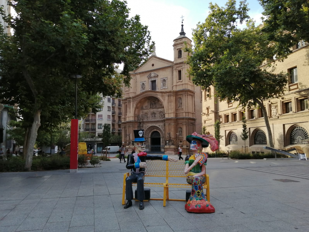 La exposición de calaveras del Vive Latino ya se puede ver en el Paseo Independencia