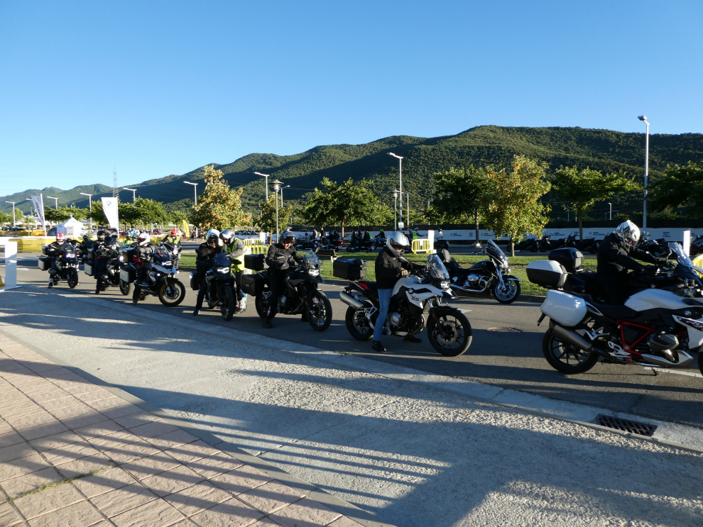Arranque de la BMW Motorrad Days en Sabiñánigo