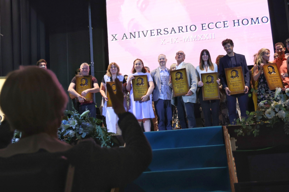 Celebración del décimo aniversario del eccehomo de Borja.