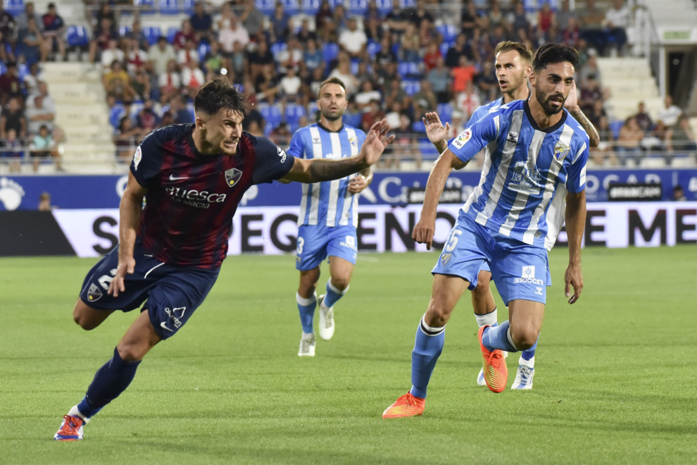 Partido SD Huesca - Málaga, en El Alcoraz