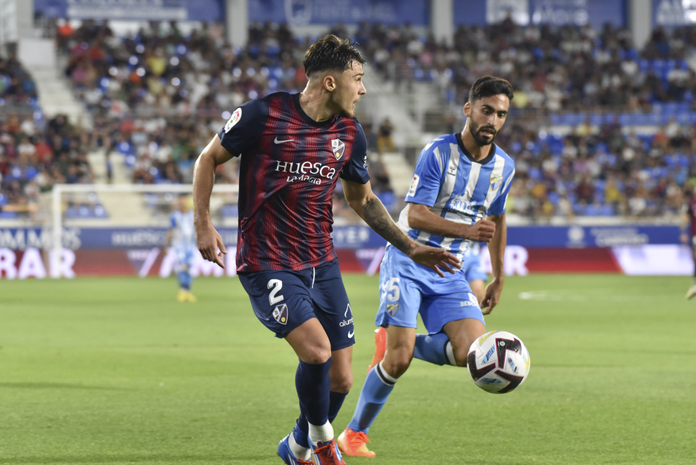 Partido SD Huesca - Málaga, en El Alcoraz