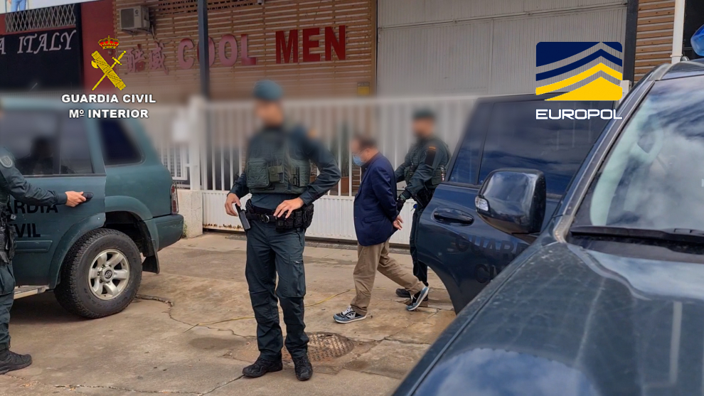 Así fue el dispositivo de Guardia Civil y Europol