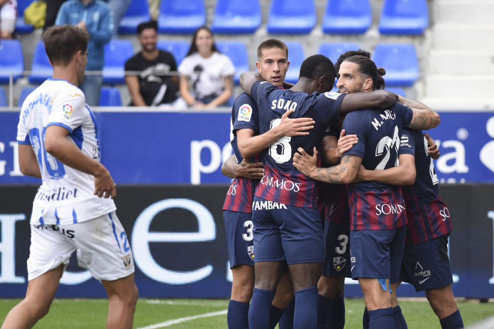 La SD Huesca ha conseguido una nueva victoria (1 - 0) en su regreso al Alcoraz.