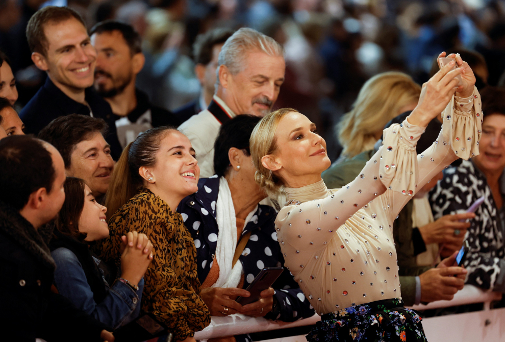 Actor Diane Kruger attends a screening of "Marlowe", at the San Sebastian Film Festival, San Sebastian, Spain, September 24, 2022. REUTERS/Vincent West FILMFESTIVAL-SANSEBASTIAN/
