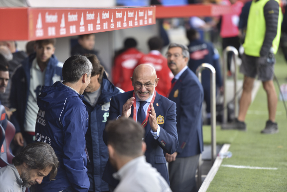 Partido de fútbol de selecciones sub-21, España-Noruega en Huesca