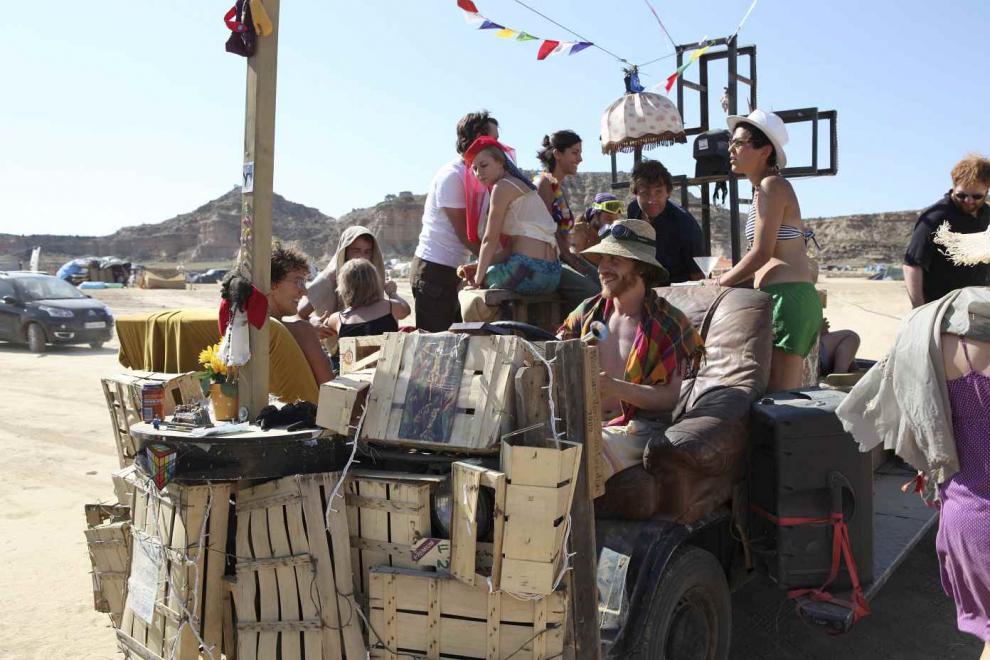 El Festival Nowhere, inspirado en el famoso Festival Burning Man, en Los Monegros