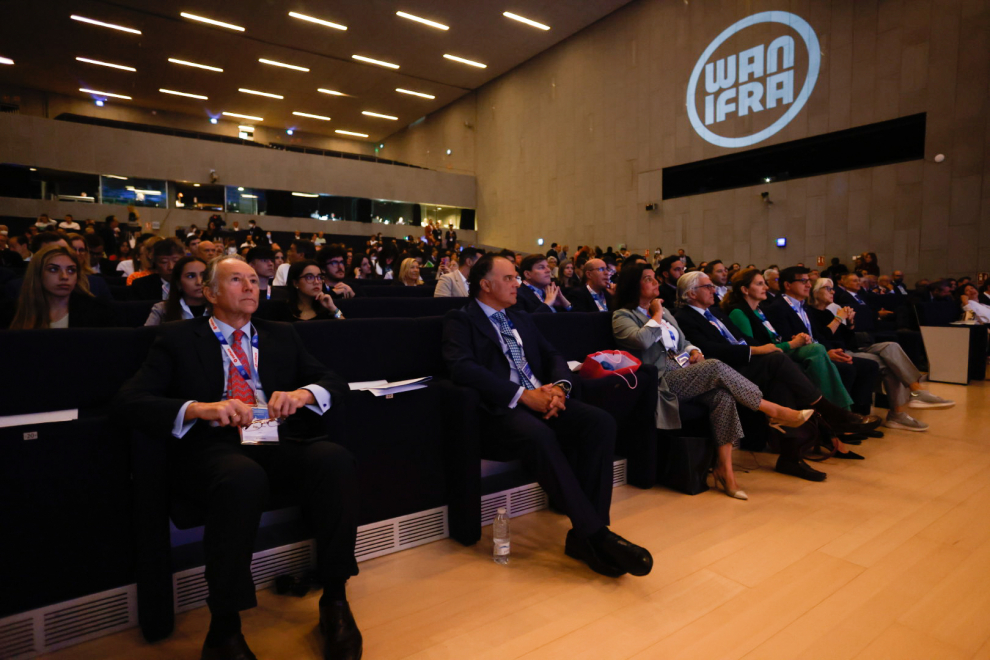 Primera jornada de la cumbre de editores y periodistas de WAN-IFRA en Zaragoza