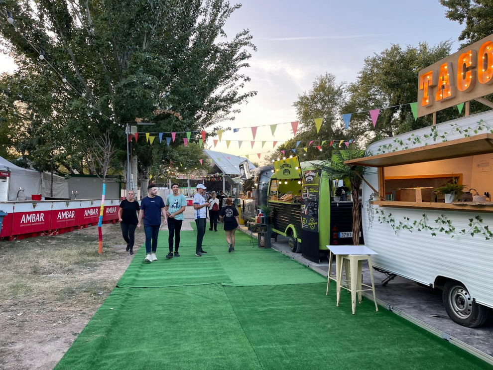 Apertura del Festival de Ebro Food Trucks de las fiestas del Pilar 2022.